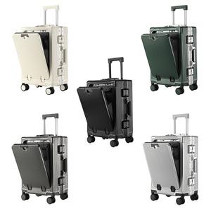 심플제이J 알루미늄틀 캐리어 앞면포켓 여행용 출장용 신상캐리어 20인치 24인치 26인