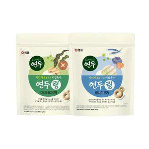 [내일도착] 샘표 연두링 멸치+다시마 140gx2(70입)