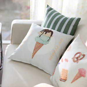 홈데코 포인트 쿠션커버 방석커버 쇼파 등받이 쿠션 방석 침대 의자 허리