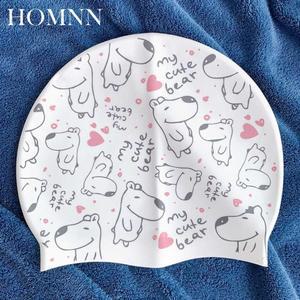 성인 수영 모자 귀여운 캐릭터 수모 전문가용