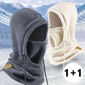 [2개세트]  남여공용 기모 후드 넥워머 목도리(4color)