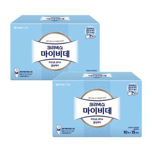 크리넥스 마이비데 클린케어, 10매, 15입, 2개(300매)