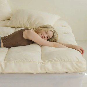 포근 프리미엄 극세사 겨울 토퍼 통세탁가능 매트리스 알러지케어 5colors (SS/Q/K)