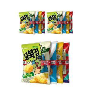 오리온 꼬북칩/포카칩/오감자/썬 각 3봉 총 12봉