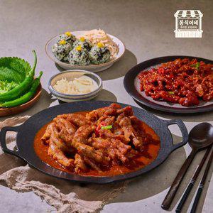 봉식이네 녹진한 국물 닭발 300g 2팩 외 직화무뼈 오돌뼈 튤립 닭목살