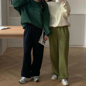 나우 양기모 투웨이 트레이닝 팬츠 겨울 여성 데일리 겨울바지 데일리룩