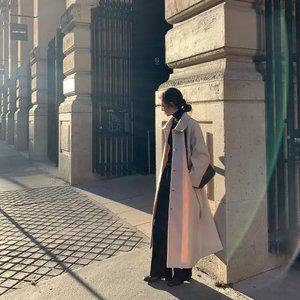 프턴 세일러카라 싱글 코트 겨울 여성 데일리 데이트룩 하객룩