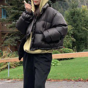 스노우 데일리 웰론 숏 패딩 점퍼 겨울 여성 데일리룩 겨울아우터 데이트룩