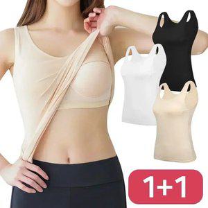 1개+1개 모달 투인원 베이직 브라 나시 기본 캡내장 쿨 모달 노와이어 슬리브리스