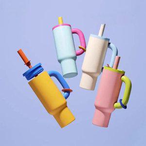 1100ml 대용량 보온 물컵 텀블러 304스텐인리스 빨대컵 분리형 보온컵