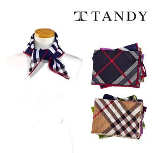 [탠디] TANDY 마라스 체크 쁘띠 손수건 스카프