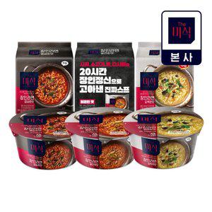 [더미식] 장인라면 봉지/컵 3종 중(中) 골라 담기(맵싸한맛/얼큰한맛/담백한맛)