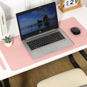 가죽 스티치 대형 80x40cm 데스크 장 패드 매트 책상 깔끔한 마우스 키보드 패드