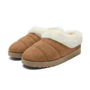 페이퍼플레인 남자 여자 겨울 방한화 실내화 사무실 패딩슬립온 발편한 겨울운동화 PP