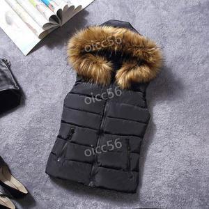 여자 모자 후드 다운 패딩 조끼 스키장 패션