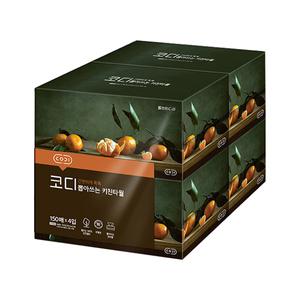 코디 뽑아쓰는 키친타월, 150매, 4입, 1개