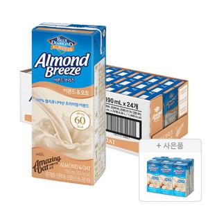 아몬드브리즈 아몬드&오트 190ml, 24개 + 증정(아몬드브리즈 언스위트 190ml, 6개)