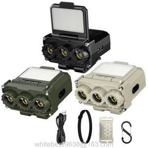 USB 충전식 LED 헤드랜턴 XPG 등산 낚시 용 안전모 헤드램프 2025년식