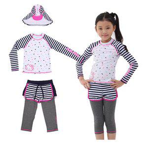 HK-JG051 헬로키티 여아동 수영복 상하의세트