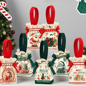 크리스마스 캔버스 선물가방 6종세트