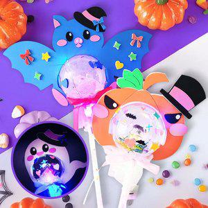 할로윈 EVA 호박 캐릭터 파티 LED 마법 요술 봉 만들기 키트 / 유령 박쥐 헬로윈 할로