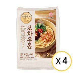 본고장 제면명가 포차우동 2인 421g x 4개