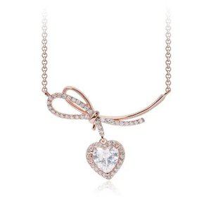 밤비 하트 드롭 목걸이 NA0612