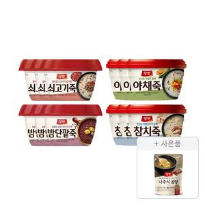 동원 양반 쇠고기죽 287.5g+야채죽 287.5g+밤단팥죽 285g+참치죽 287.5g 각 3개 (총12