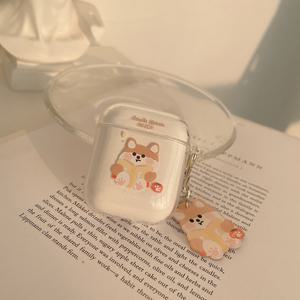 최신 귀여운 에어팟 케이스 시바 강아지 키링 / 멍멍이 airpod 1세대 2세대 3세대 프로