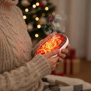 따끈따끈 대용량 손난로! 불멍 손난로 대용량 보조배터리(10,000mAh)