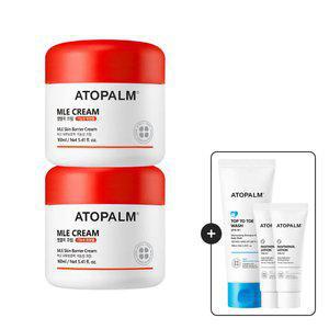 아토팜 MLE 크림 160mlx2 GIFT) 판테놀로션23ml*2+탑투토100ml