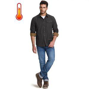 CQR 겨울 플란넬 기모 소프트 면 셔츠 HOF113