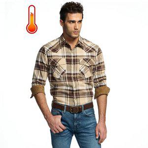 CQR 겨울 웨스턴 디테일 기모 셔츠 HOF117