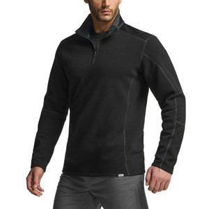 CQR 쿼터 집업 방한니트 HKZ301