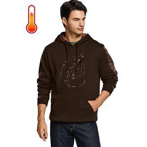 CQR 남성 긴팔티셔츠 방한 기모 후드티 HOH350