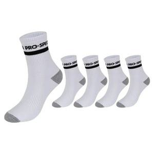 프로스펙스 스트라이프로고 중목 화이트 L 5팩 PRDSLMDL-WH5