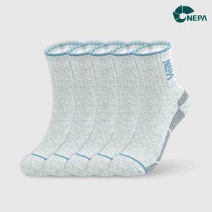 네파 하이브리드 쿠션 미들삭스 그레이 S 5팩 NPCHBMDS-GR5