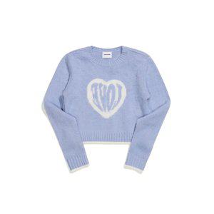 여성 하트 러브 헤어리 풀오버 (MHUCH8052)
