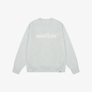 마크엠 시그니처 로고 맨투맨 오트밀 (MHIBI8795)