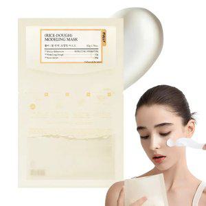풀리 쌀 반죽 모델링 마스크 4회분 / 도구없이 간편한 스페셜 홈케어