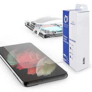 화이트스톤 갤럭시 S21플러스 돔글라스 풀커버 강화유리 액정보호필름