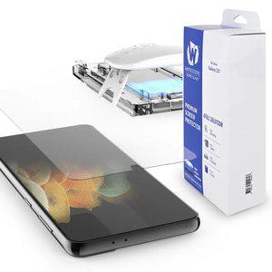 화이트스톤 갤럭시 S21 돔글라스 풀커버 강화유리 액정보호필름