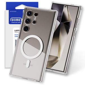 화이트스톤 갤럭시 S24 울트라 맥세이프 플러스 클리어 투명 라피 케이스