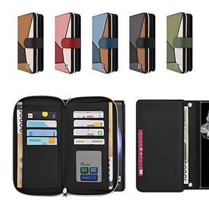 라피네 콤비 천연 소가죽 지퍼 다이어리 케이스 아이폰X/XR/XS MAX 아이폰SE2/SE3/7/8