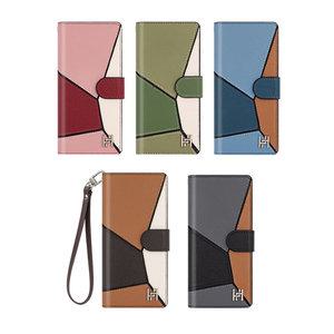 라피네 콤비 천연 소가죽 다이어리 케이스 갤럭시 Z폴드7/6/5/4/3 카드 포켓 지갑