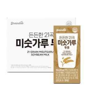 그레인랩 든든한 21곡 미숫가루 두유 190ml, 40팩, 1개