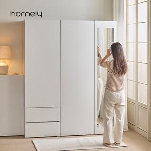 [12월 겨울맞이 5% 핫한특별가] 홈리 심플리 화이트 키큰 키높은 높은 거울옷장 1600