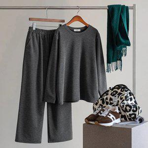 (안나앤플러스) A. 라운지 기모 세트[세트C01105N01] 빅사이즈