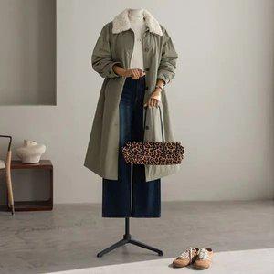 (안나앤플러스) A. 마리벨 카라 롱패딩[패딩D0926I03] 빅사이즈