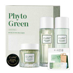 김정문알로에 큐어 피토 그린 화이트 에디션 세트, 1개 + 증정(쇼핑백, 1개 + 피토 그
